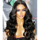 Loose Body Wave 13x6 3D Fitted Gluless HD Crystal Lace Wig 100% Human Hair Wigs [GWL16]