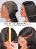 Deep Curly | Kinky Edges Pre Plucked 13x6 Crystal Lace Front Wigs [GWE04]