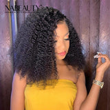 Kinky Curly Full Lace Human Hair Wigs Pre Plucked With Baby Hair Glueless Full Lace Wigs Vrigin Hair