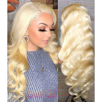 613 Blonde Body Wave Human Virgin Hair 13x4 Lace Front Wig [GWN38]