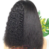 Straight to Curly | 13x6.5 Wet&Wavy Crystal HD Half Full Lace Wig | 2 in 1 Wig [GWM12]