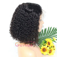 Loose Curly Bob Wig 13x6 Deep Parting Human Virgin Hair Wig [GWB05]