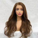 Emma | Redish Brown Balayage | 5x5" 200% HD Lace Closure Wig | Geniuswigs x Colorist [GWO07]