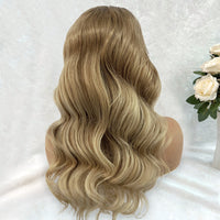 Ava | Blonde Balayage | 5x5" 200% HD Lace Closure Wig | Geniuswigs x Colorist [GWO01]