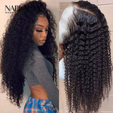 Curly Human Hair Wig Brazilian Vrigin Hair PrePlucked With Baby Hair Glueless Full Lace Human Hair Wigs