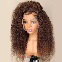 Brown Kinky Curly 13x4 HD Crystal Lace Wig [GWZ06]