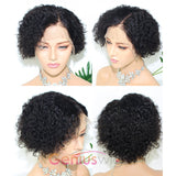 Tight Curly Pixie | Bad Boss Vibe 13x4 Transparent Lace Bob Wig [GWB24]