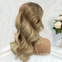 Ava | Blonde Balayage | 5x5" 200% HD Lace Closure Wig | Geniuswigs x Colorist [GWO01]