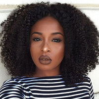 Afro Kinky Curly Bob Wig 13x6 Lace Human Hair Wig [GWB13]