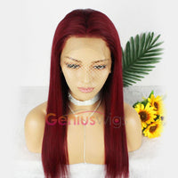 Sexy Red | Straight 13x6 Transparent Lace Wig [GWN08]