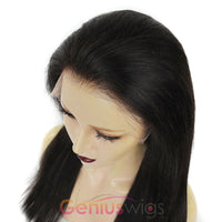 13x4 Crystal HD Lace Wig Straight Human Hair Wigs [GWZ01]