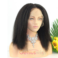 Kinky Straight Bob Wig 13x6 Lace Human Virgin Hair Wig [GWB11]