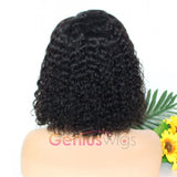 Curly Bob | 13x6 Deep Parting Human Virgin Hair Transparent Lace Wig [GWB03]