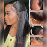 Yaki Straight | 360 Frontal Wig Human Virgin Hair Wig [GWT08]