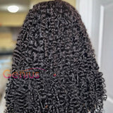 Kinky Curly | Kinky Edges Pre Plucked 13x6 Crystal Lace Front Human Hair Wigs [GWE03]