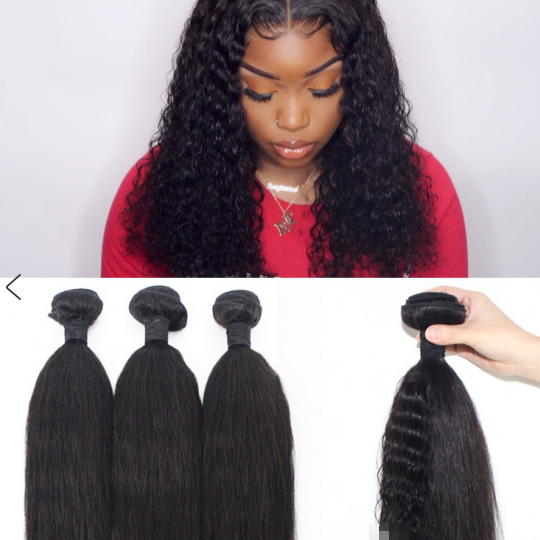 Straight to Wavy | Versatility Wet & Wavy 2in1 Human Hair Bundles [GWS01]