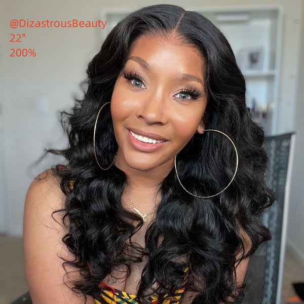 Loose Body Wave | 13x6.5 HD Crystal Half Full Lace Wig [GWM03]