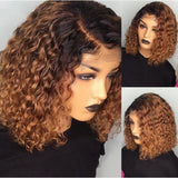 RLC Blonde Curly Bob | 13x6 Transparent Lace Wig [GWB32]