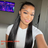 Silky Straight | 13x6.5" Crystal HD Half Full Lace  Wig [GWM01]