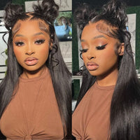 @debyoscar | Straight FULL Scalp Transparent Lace 150% Full Lace Wig [GWF01]