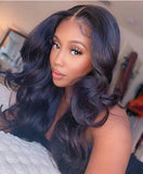 Glueless Full Lace Human Hair Wigs Pre Plucked With Baby Hair Body Wave HD Full Lace Wig For Women