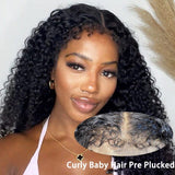 Deep Wave | Kinky Edges Pre Plucked 13x6 Crystal Lace Front Wigs [GWE08]